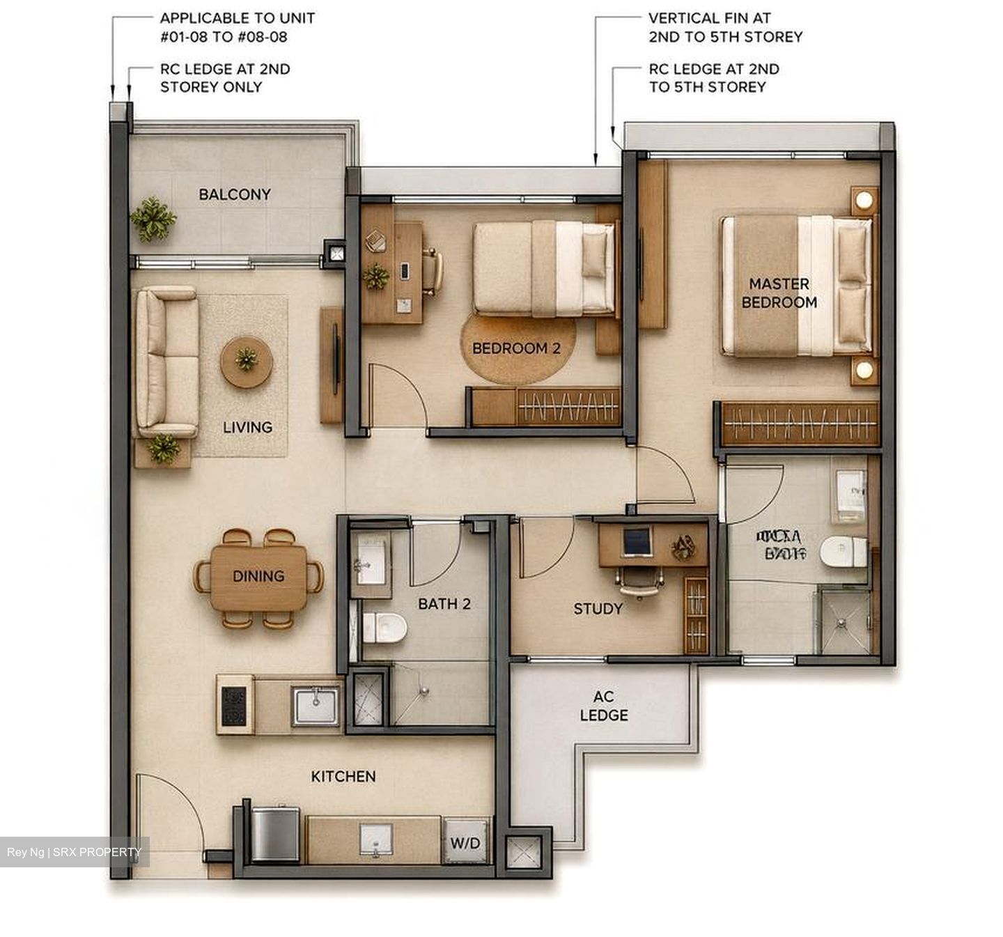 The Watergardens At Canberra (D27), Apartment #584740951